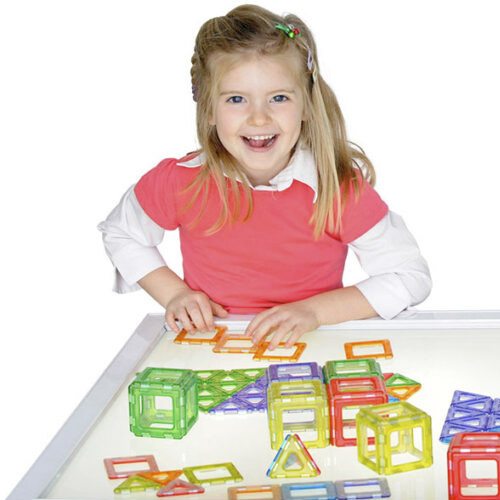 set polydron magnetic translucid