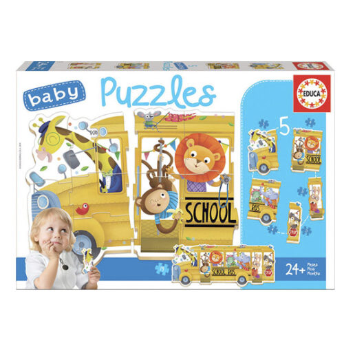baby puzzles bus d'animalets