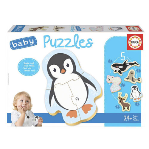 baby puzzles animals del pol nord