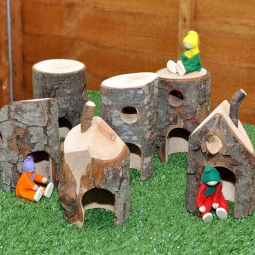 torres trog de madera para minimundos