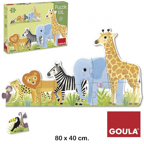 puzzle xxl decreixent la selva