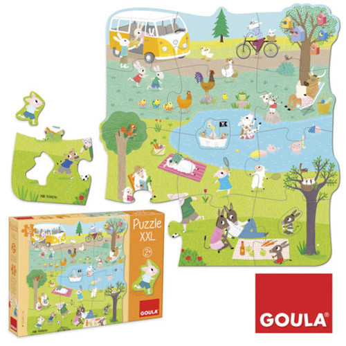 puzzle xxl un dia al camp