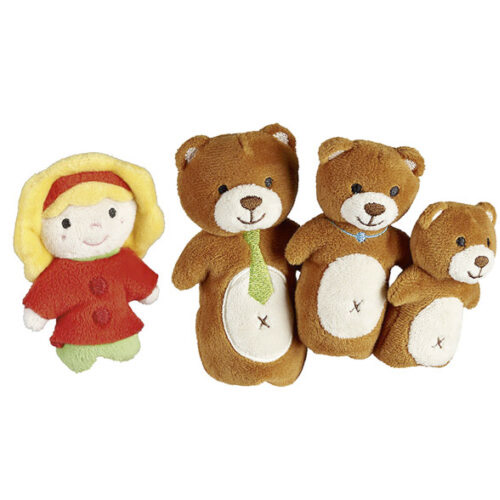 marioneta ricitos y los 3 ositos