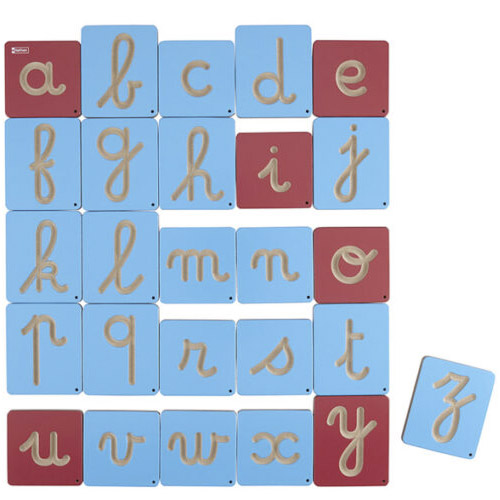 pistas graficas letras cursivas