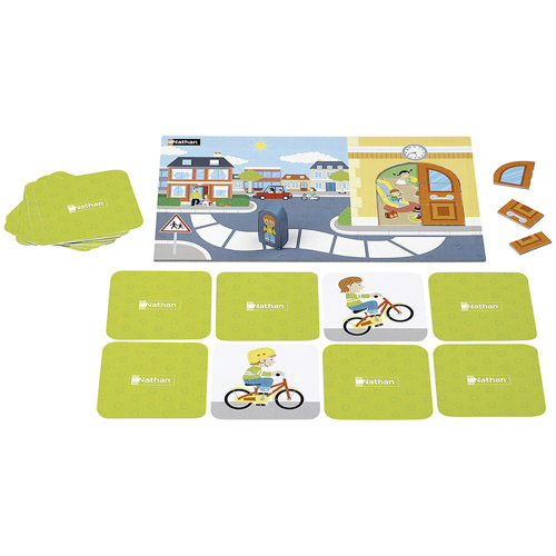 de camino al colegio