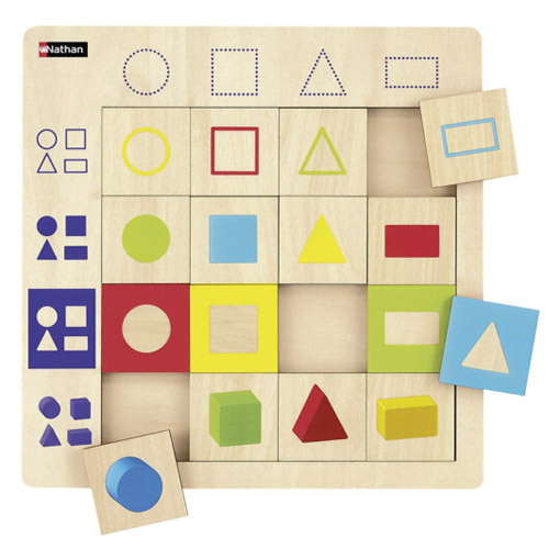 puzzle de logica formes geometriques