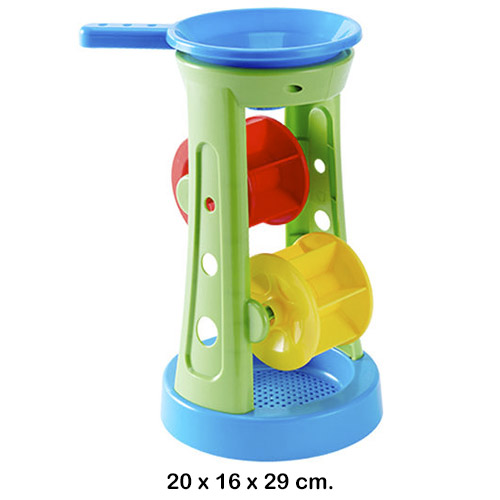 roda doble de aigua i sorra