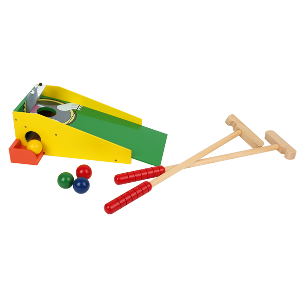 minigolf de fusta topo