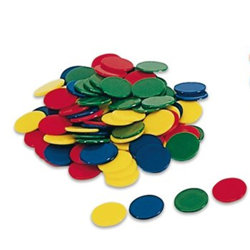 bolsa 100 fichas 4 colores para parchis