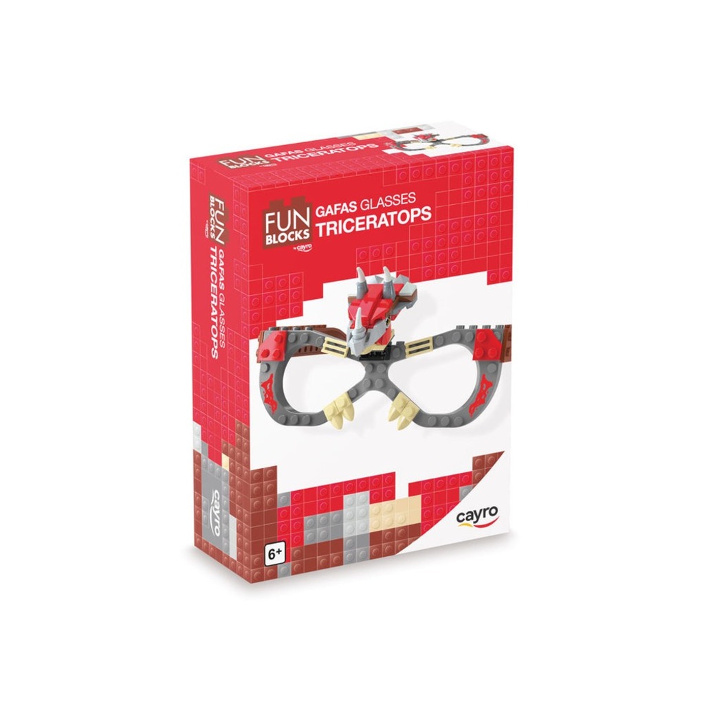 joc construccio ulleres triceratops