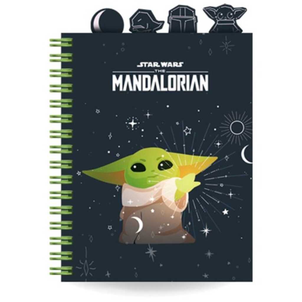 cuaderno esp. a5 80gr.100h mandalorian