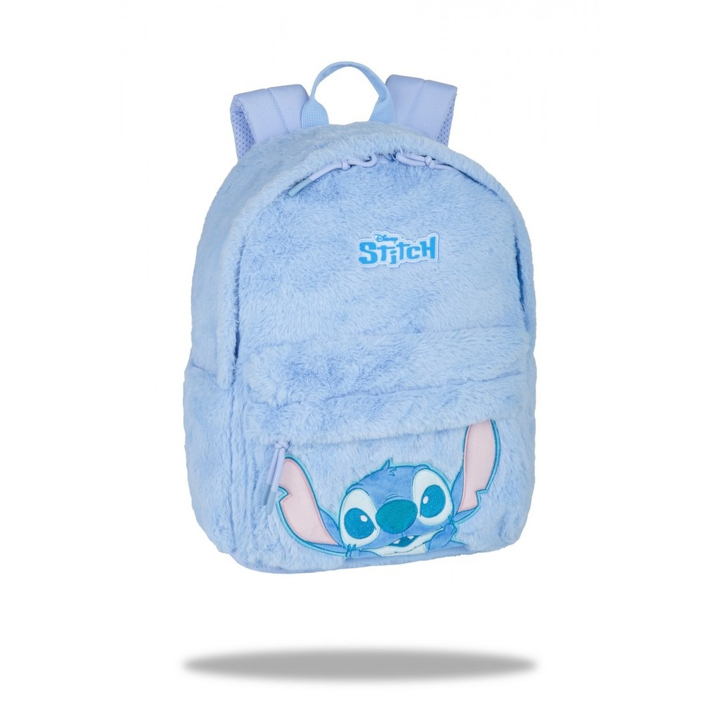 mochila grande stitch blue fluffy