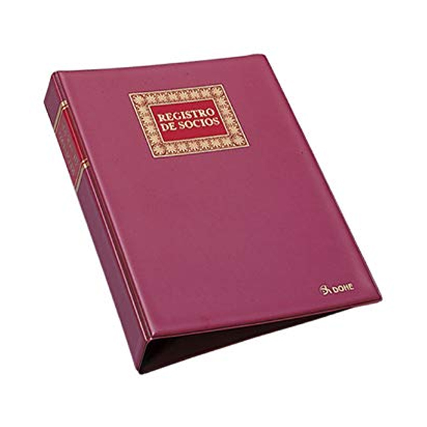libro a4 100h registro socios h.movibles