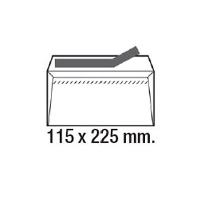 caixa 500 sobres 115x225 i/laser blc f/d