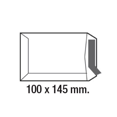 caja 1000 bolsa 100x145mm kraft liso