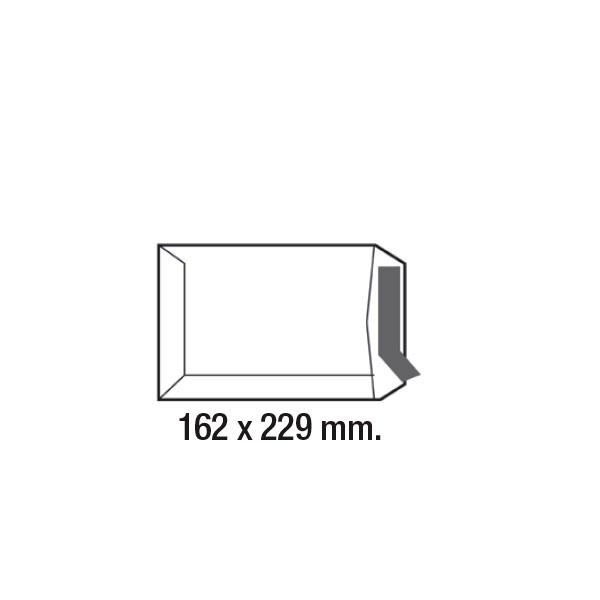 caja 250 bolsa 162x229mm celu.90gr autod