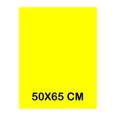 cartulina fluorescente 50x65cm amarillo