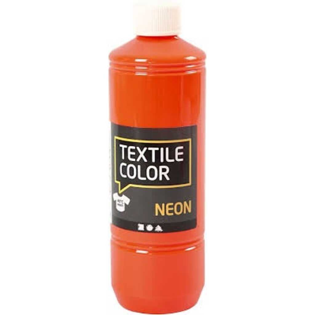 botella 500ml tempera textil naranja neo
