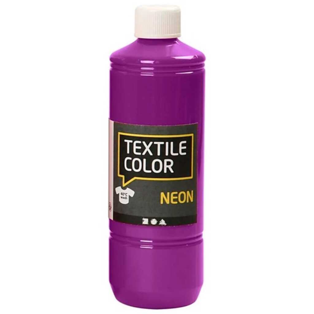 botella 500ml tempera textil violet neon
