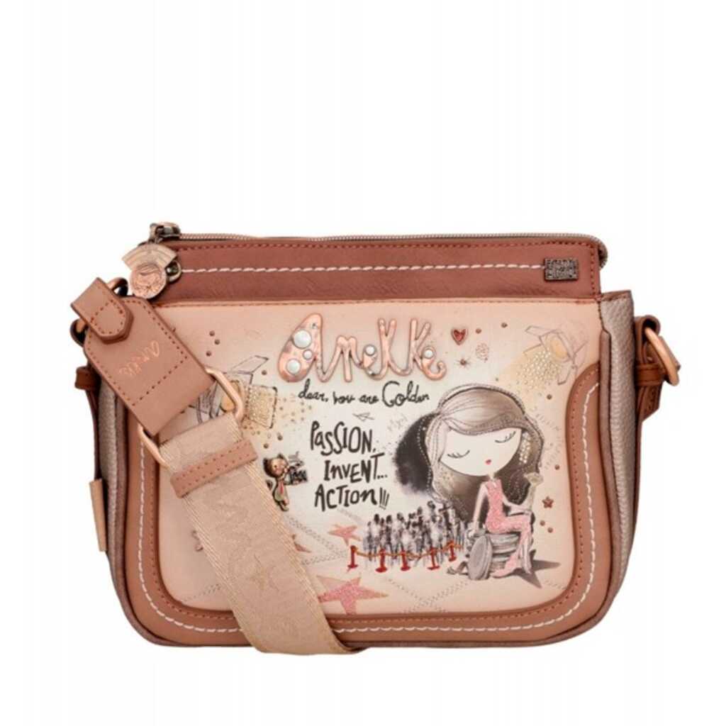 bossa bandolera sintetica marro