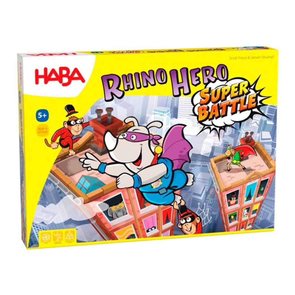 juego rhino hero super - haba