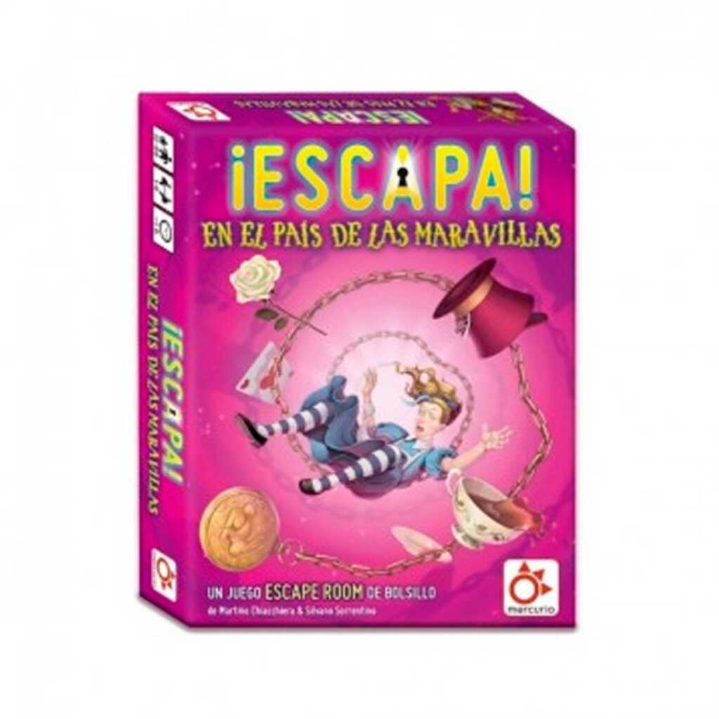 joc de cartes escapa,pais de maravillas