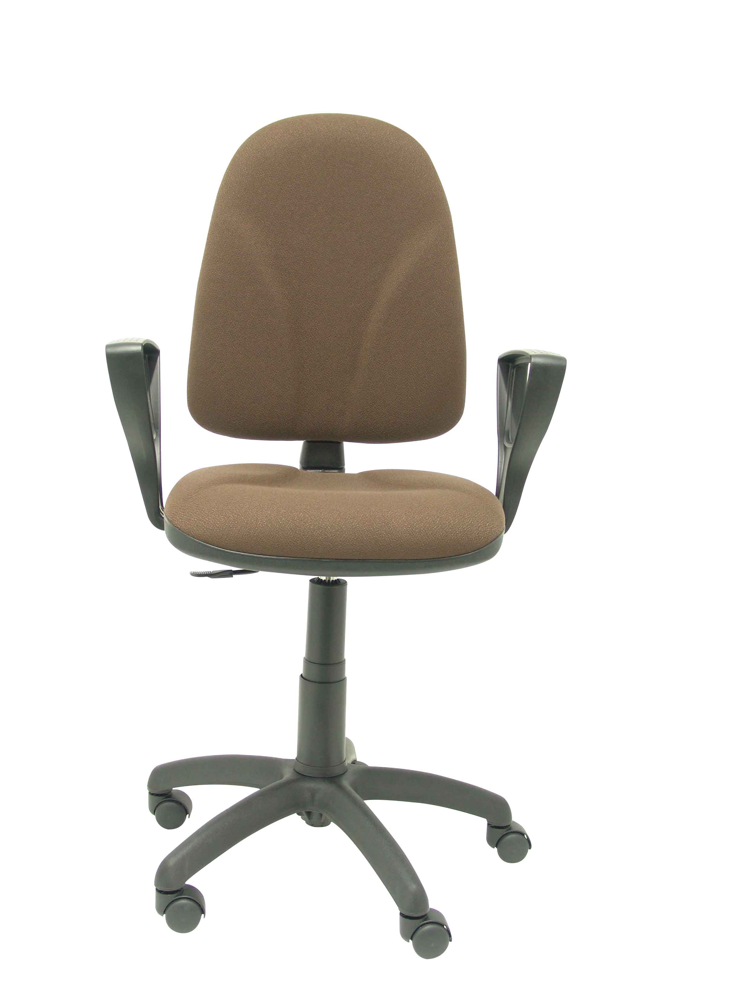 silla algarra c/perm. c/brazos marron