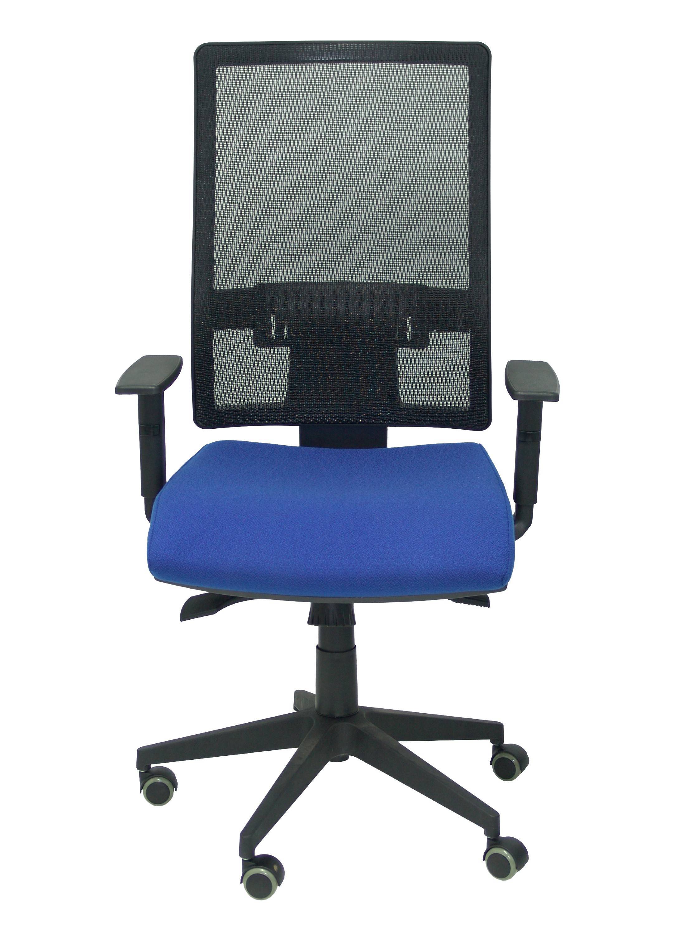silla horna s/cab. sincro c/brazos azul