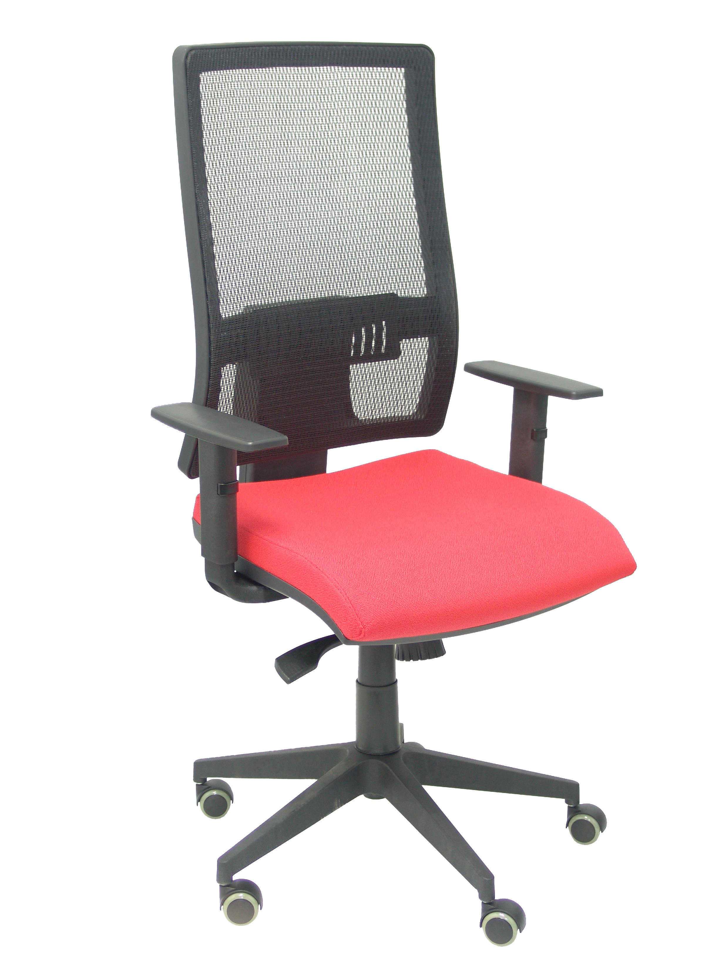 silla horna s/cab. sincro c/brazos rojo