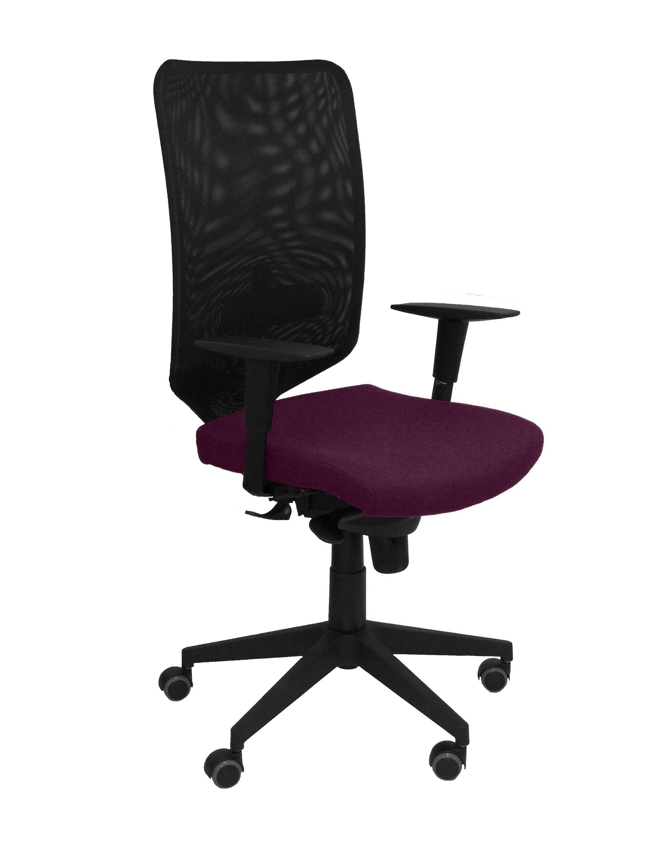 silla ossa sincro brazos m/ne tap/morado
