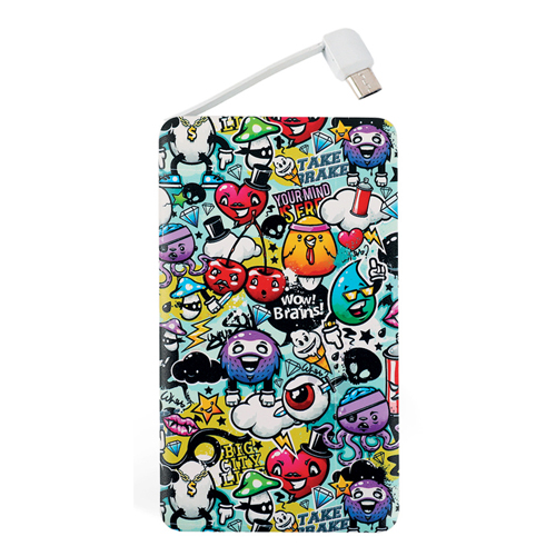 power bank 4000mah graffiti