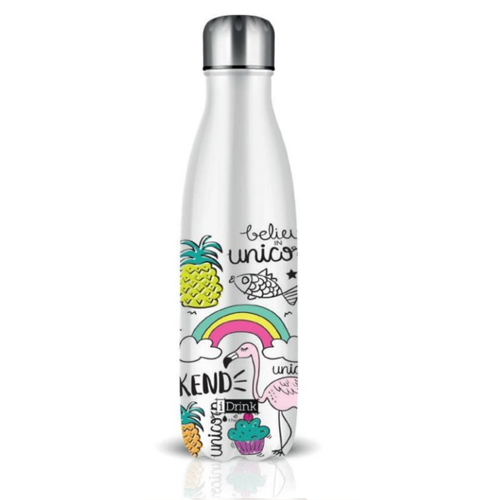 botella termica 500ml unicornio