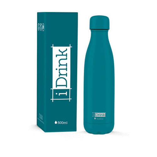 botella termica 500ml turquesa