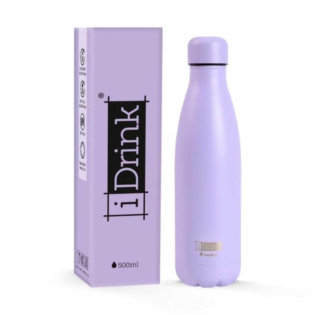 botella termica 500ml lavanda