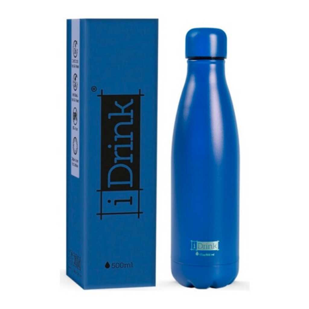 botella termica 500ml azul oscuro