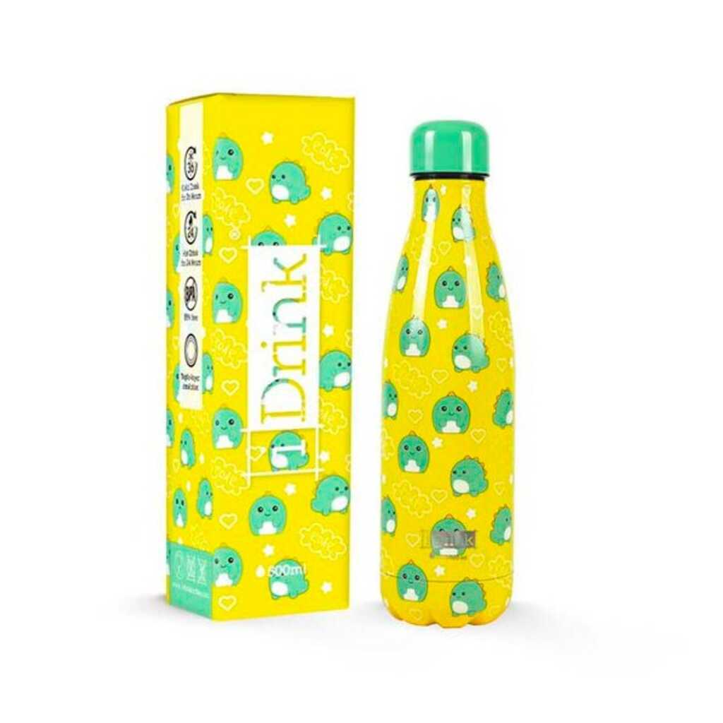 botella termica 500ml hello dino
