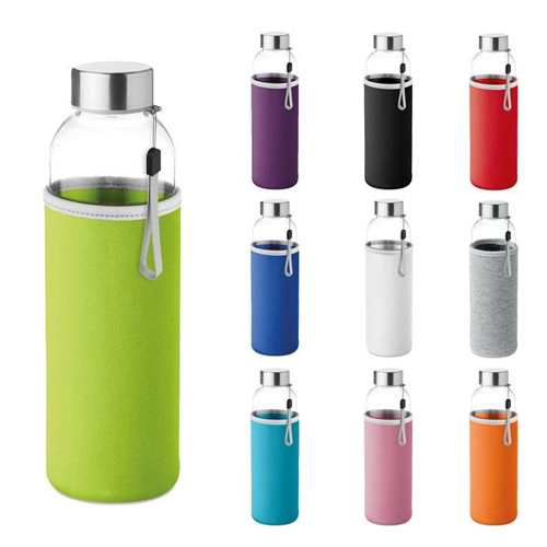 botella borosilicato 500ml tapon neopren