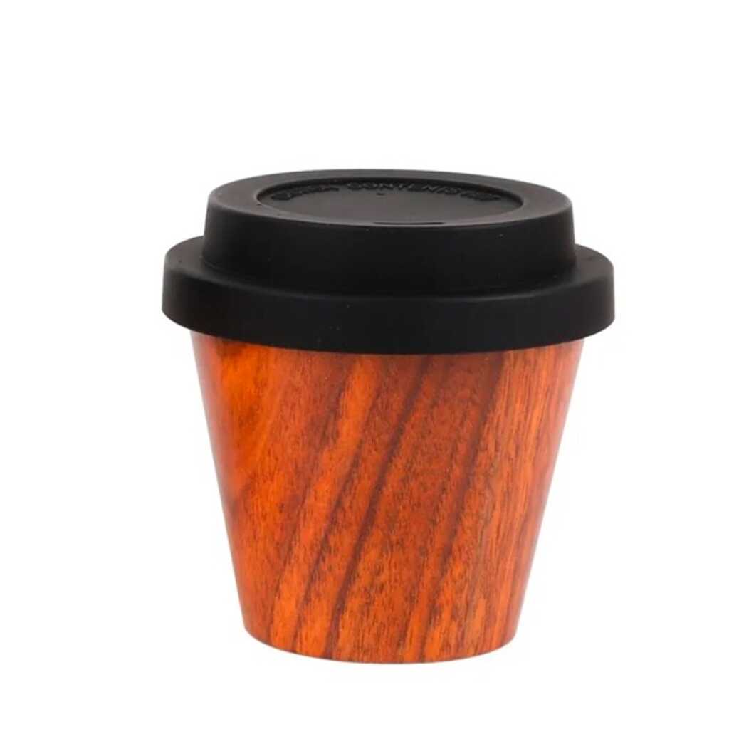 mini taza coffee wood
