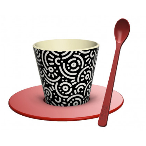 set de taza y cuchara