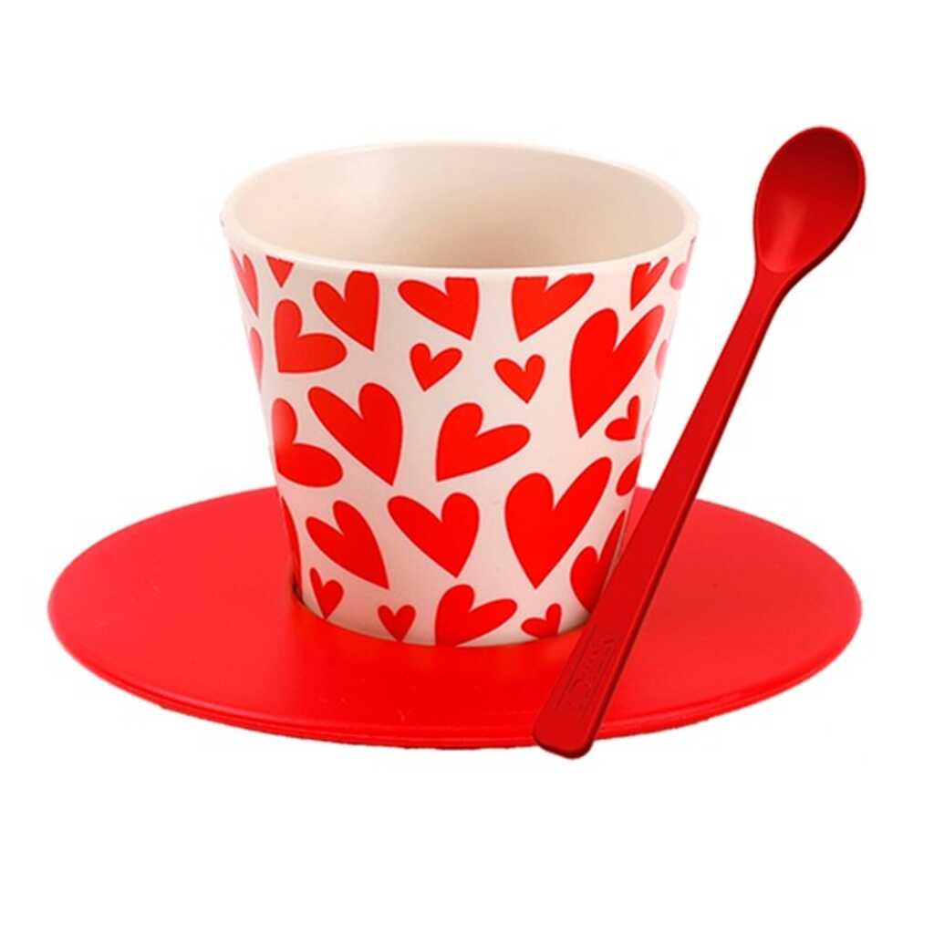 juego taza/plato/cuchara 'follow yours..  juego taza/plato/cuchara 'follow yours..