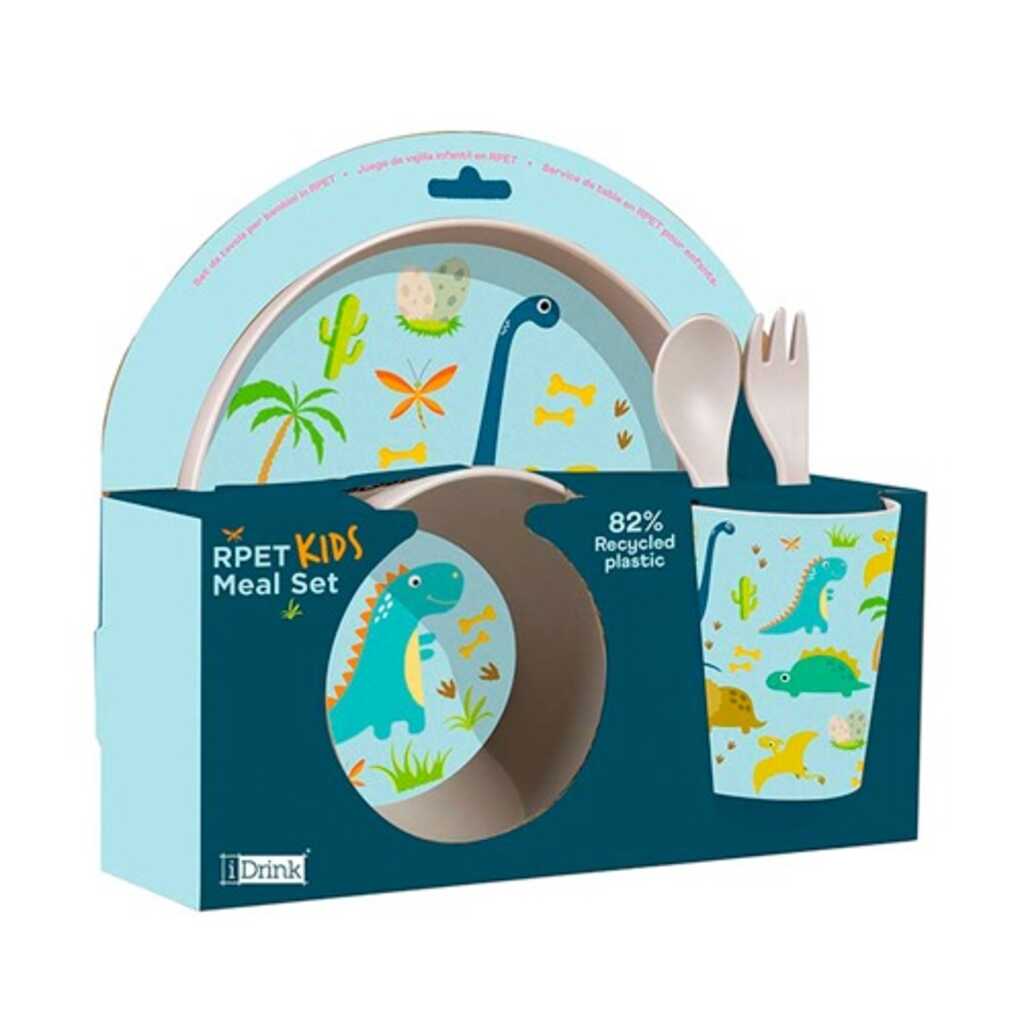 set surtido vaso,bol,plato,cuchara y ten