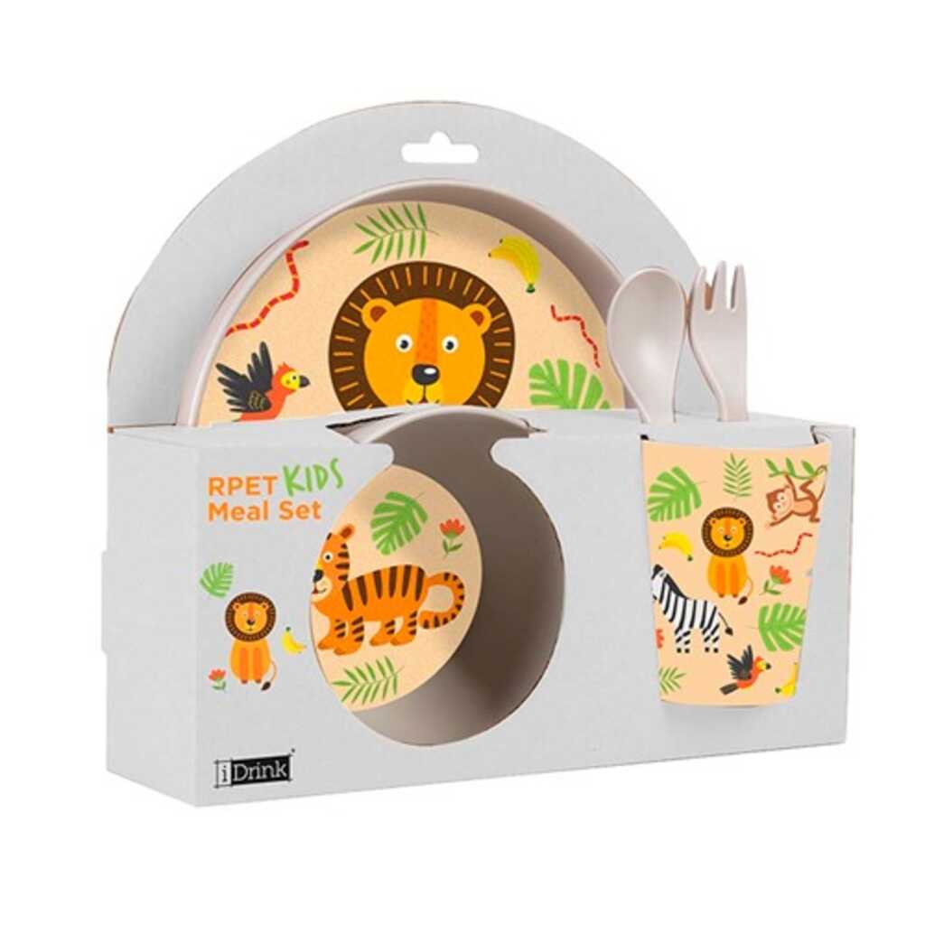 set surtido vaso,bol,plato,cuchara y ten