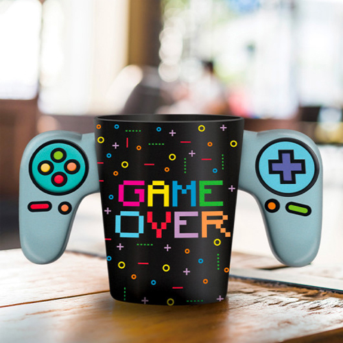 taza de ceramica controller game