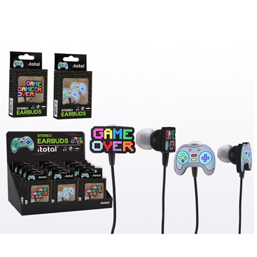 auriculares let's play display de 18pcs