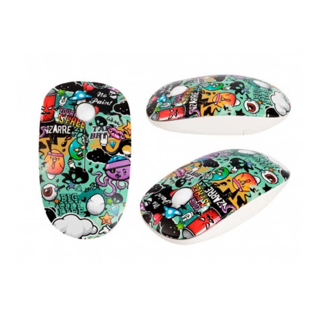 alfombrilla de raton inalambrica graffit