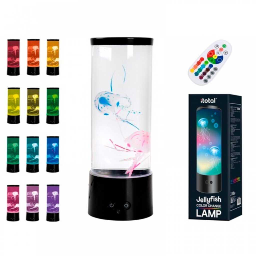 lampara medusa con mando a distancia