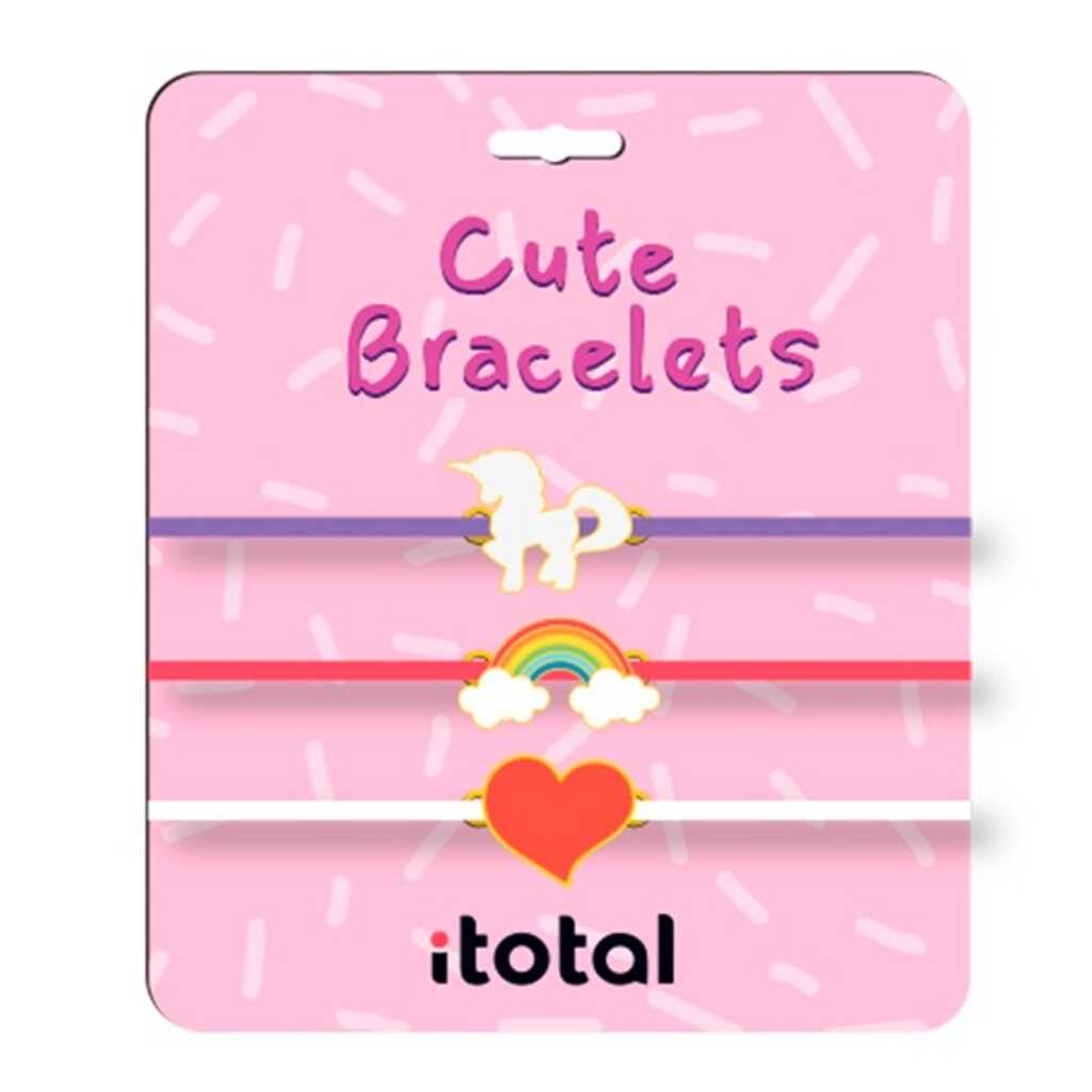 pulseras unicornio set 3 uds