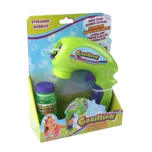 pistola de bombolles amb solucio