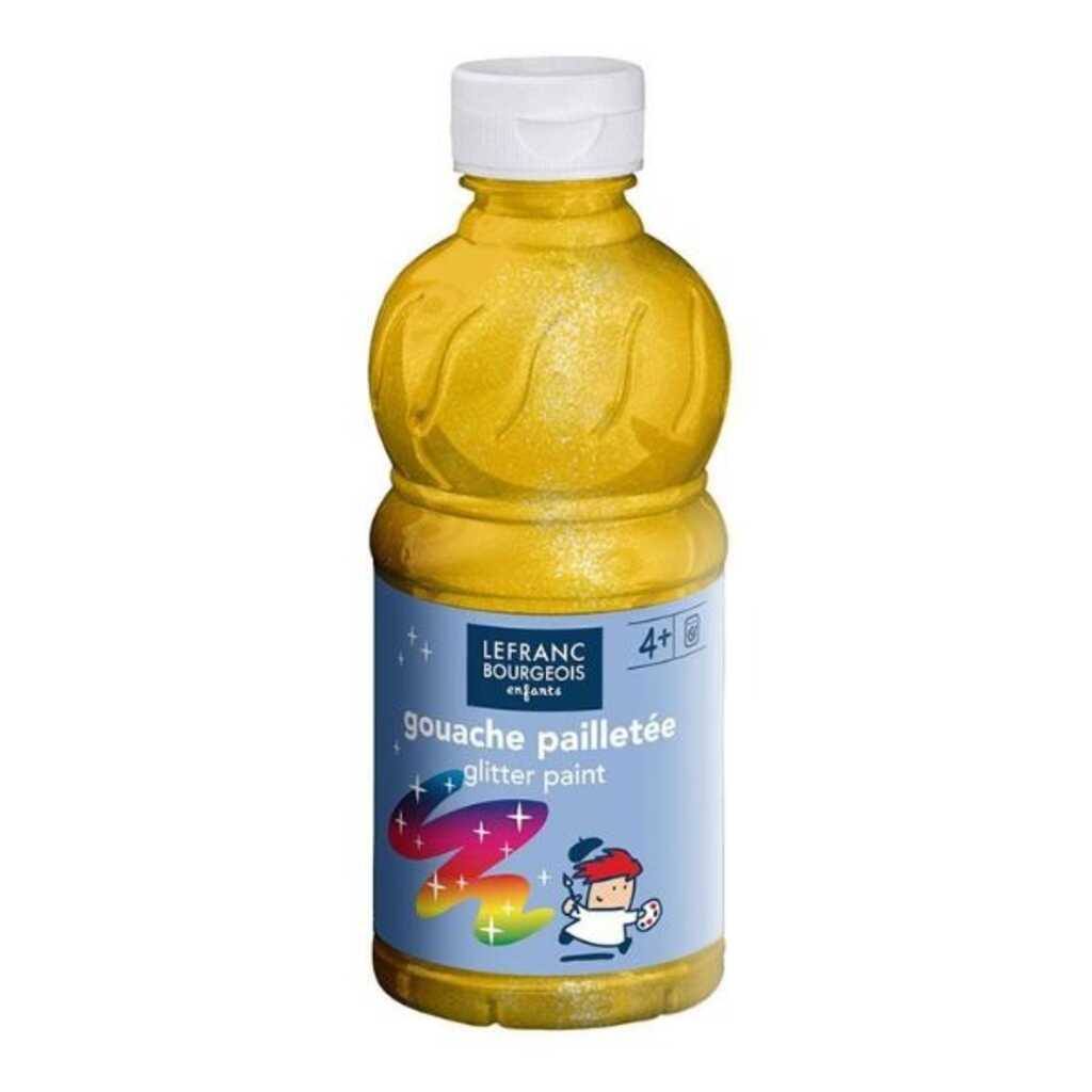 tempera purpurina 250ml lefranc amarillo