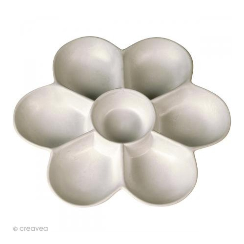 paleta plastico margarita para pintura